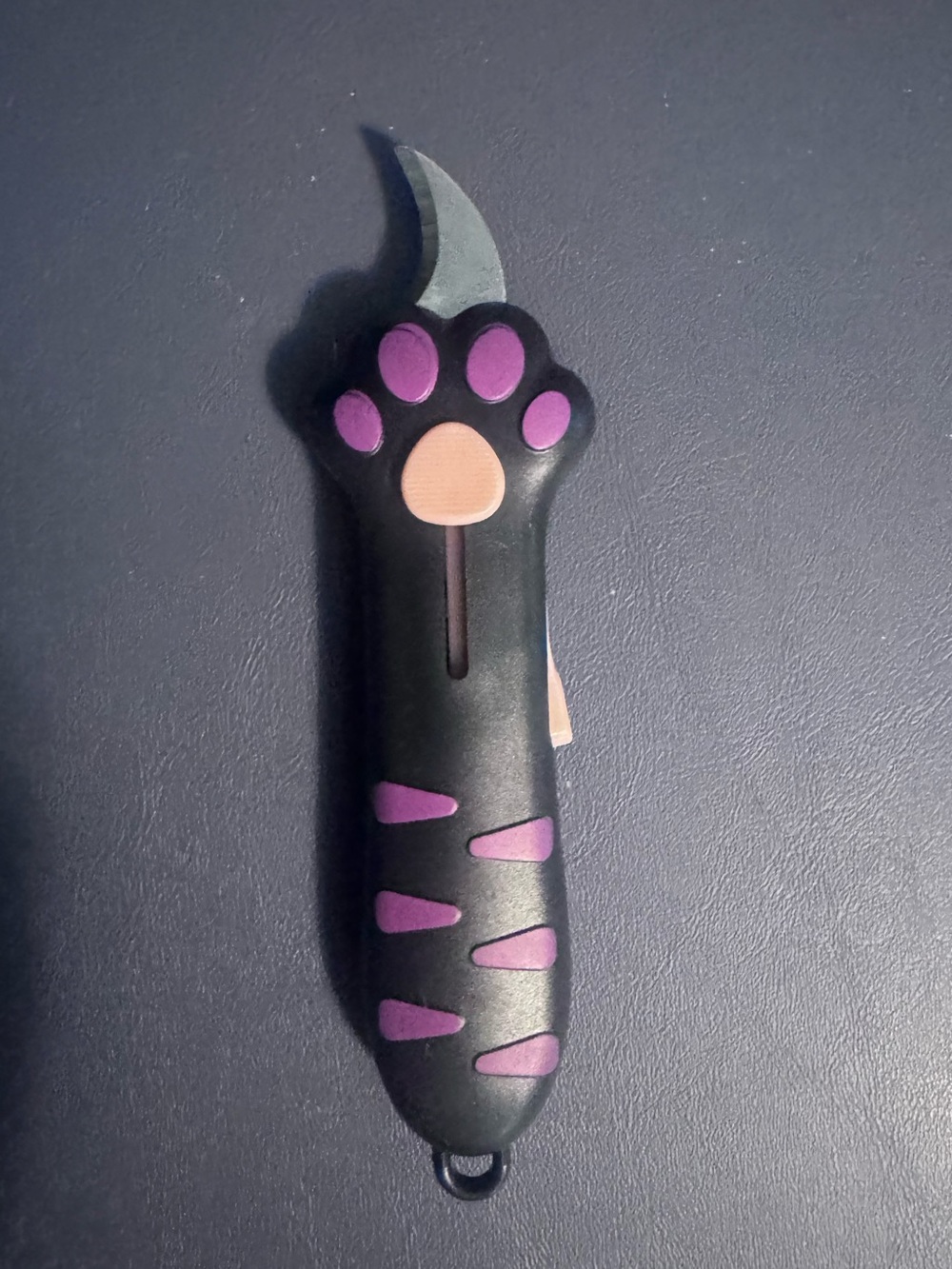 Black & Purple Cat Paw Box Opener - Picture 3 of 6